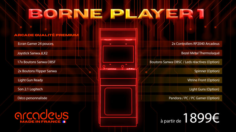 Borne PLAYER 1