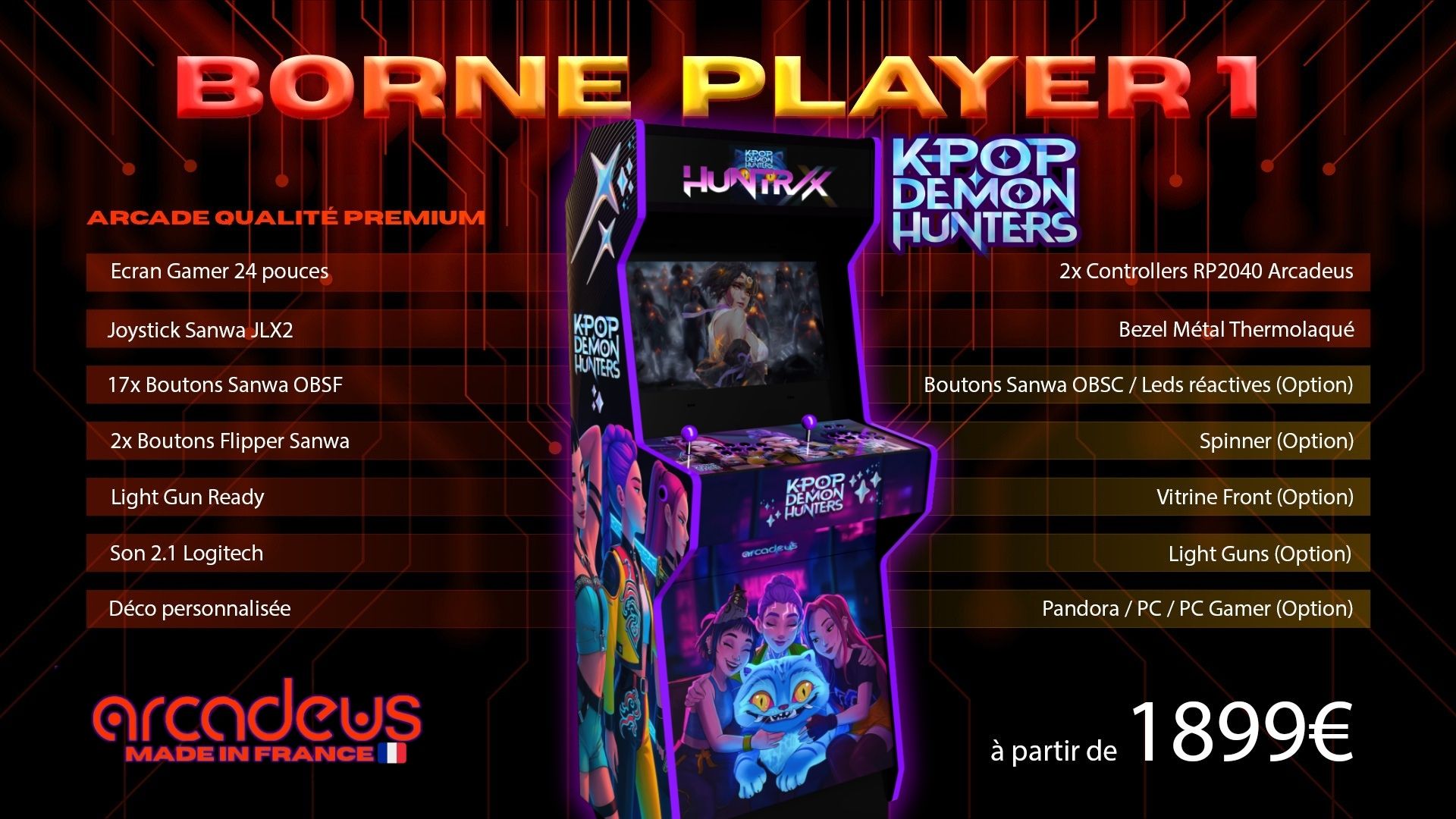 Borne PLAYER 1 K-POP DEMON HUNTERS