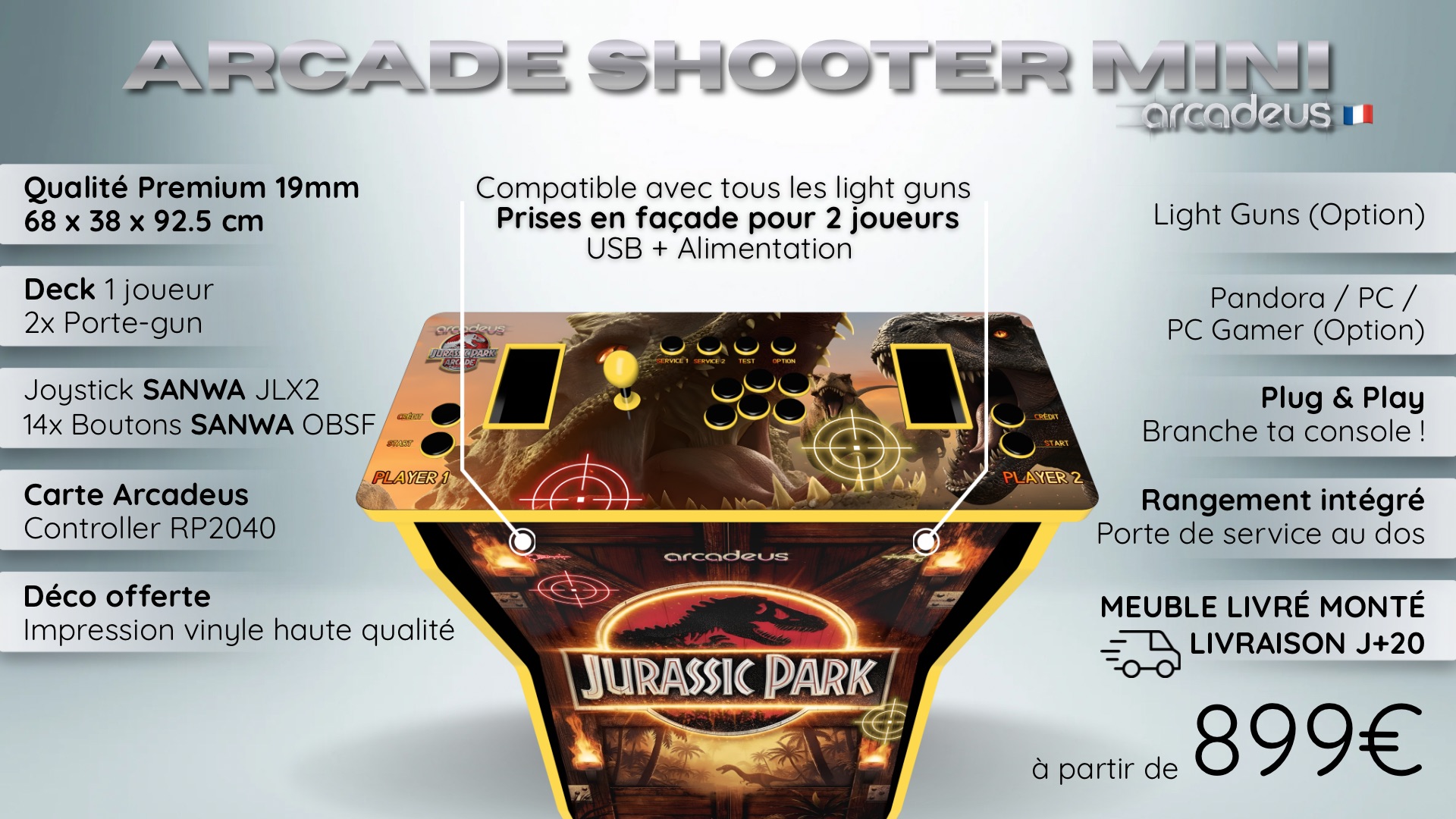 ARCADE SHOOTER JURASSIC2