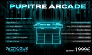 pupitre arcade- Arcadeus