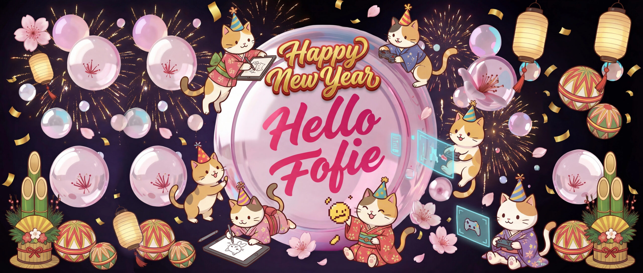 HNY HelloFofie scaled- Arcadeus